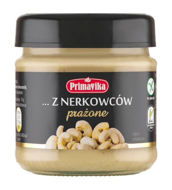 PRIMAVIKA Masło z nerkowców prażone 185g