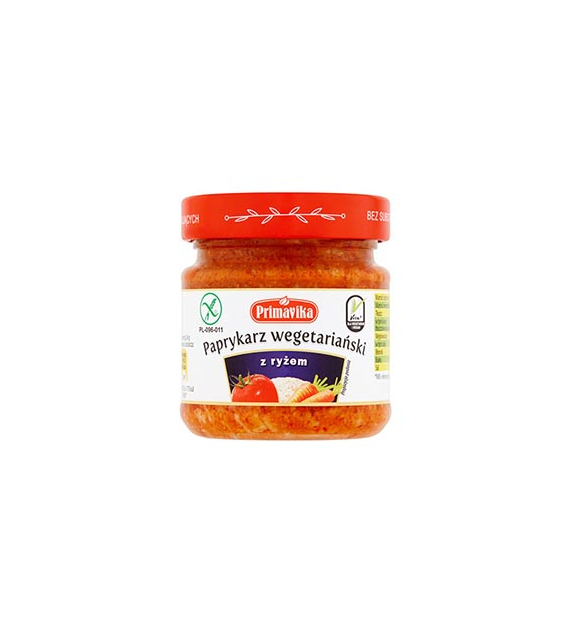 PRIMAVIKA Paprykarz wegetariański 160g