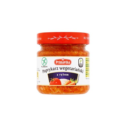 PRIMAVIKA Paprykarz wegetariański 160g