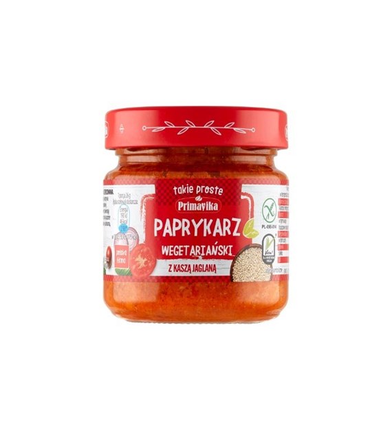 PRIMAVIKA Paprykarz weg. z kaszą jaglana 160g