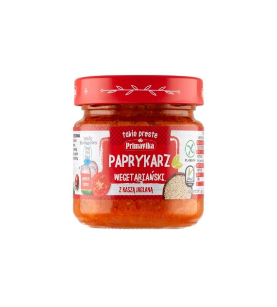PRIMAVIKA Paprykarz weg. z kaszą jaglana 160g