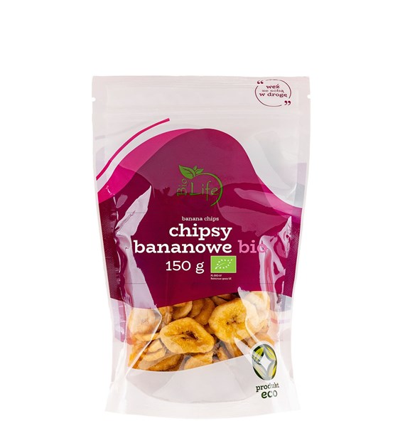 BIOLIFE Chipsy bananowe BIO 150g