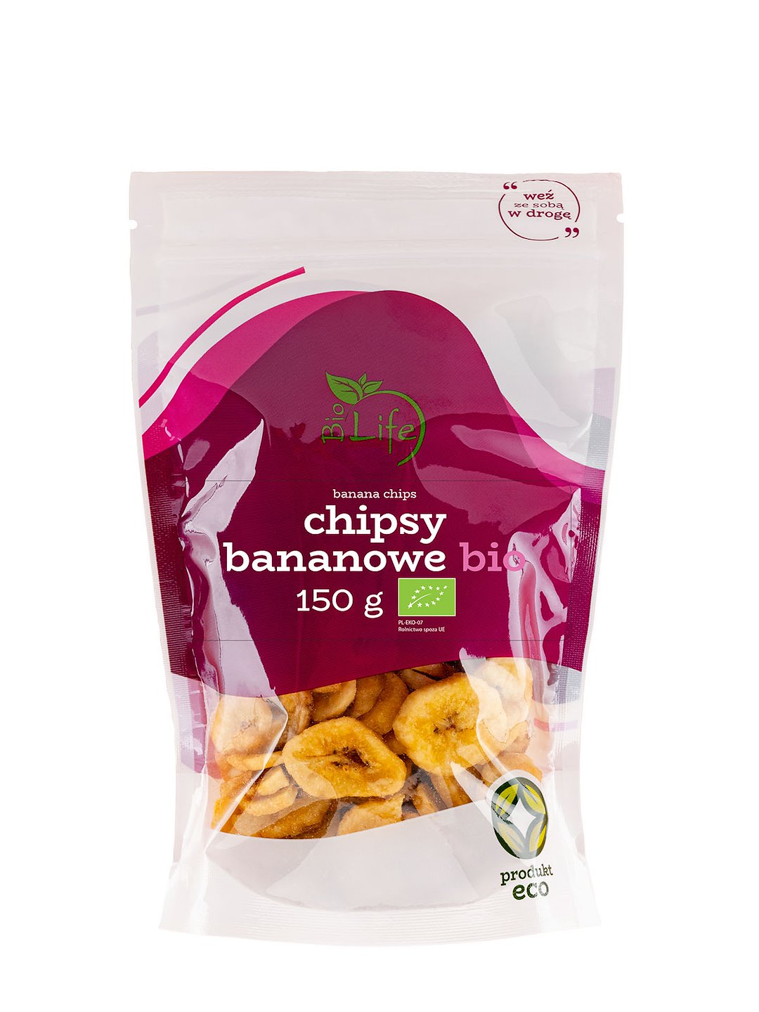 BIOLIFE Chipsy bananowe BIO 150g