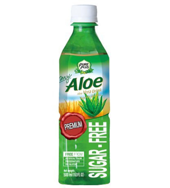 PURE PLUS Napój z aloesem bez dod. cukru 500ml
