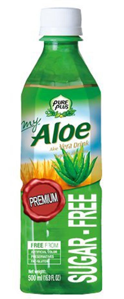 PURE PLUS Napój z aloesem bez dod. cukru 500ml