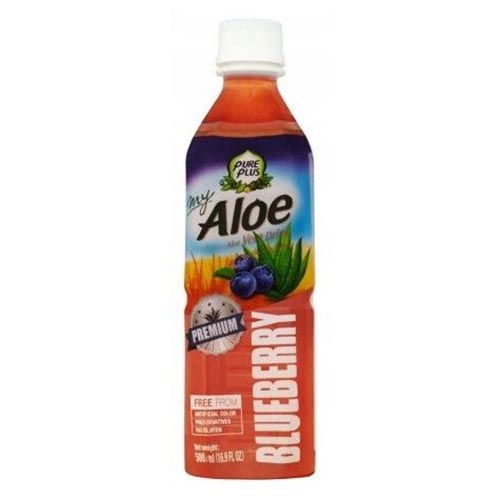 PURE PLUS Napój z aloesem JAGODA 500ml