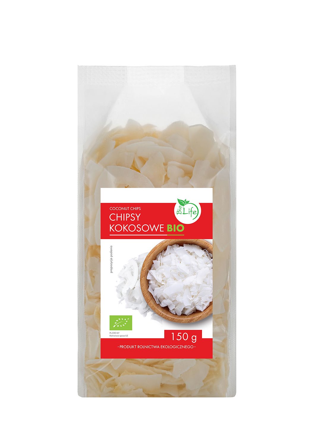 BIOLIFE Chipsy kokosowe BIO 150g