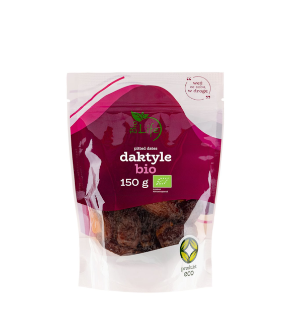 BIOLIFE Daktyle suszone bez pestki BIO 150g