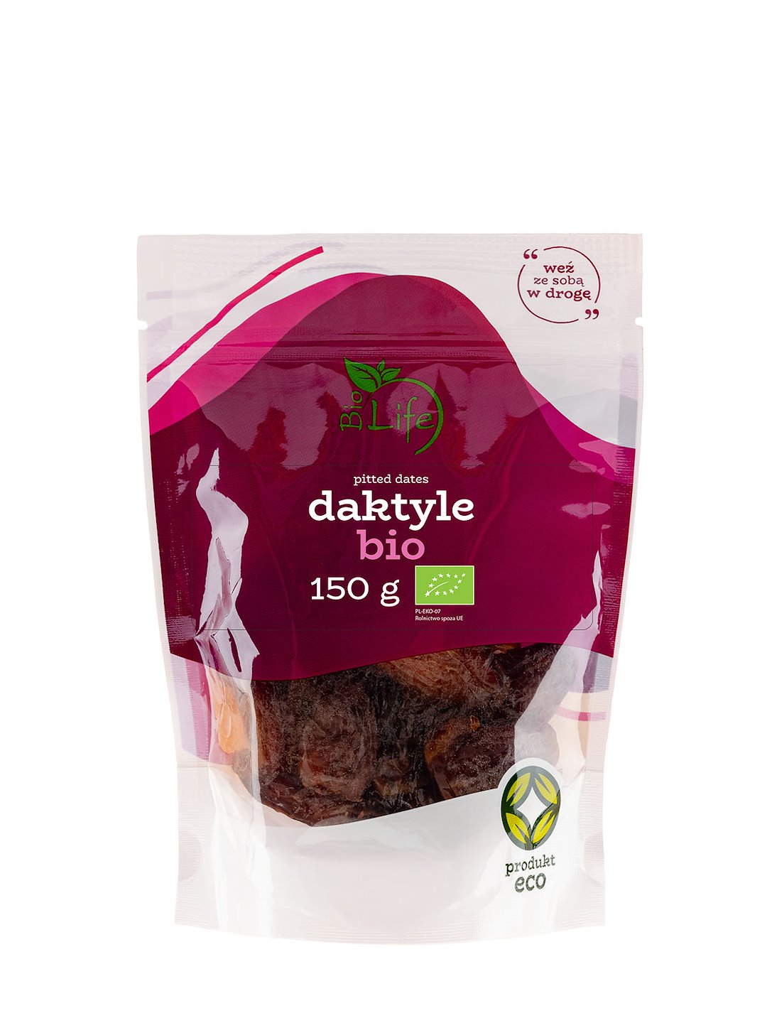 BIOLIFE Daktyle suszone bez pestki BIO 150g
