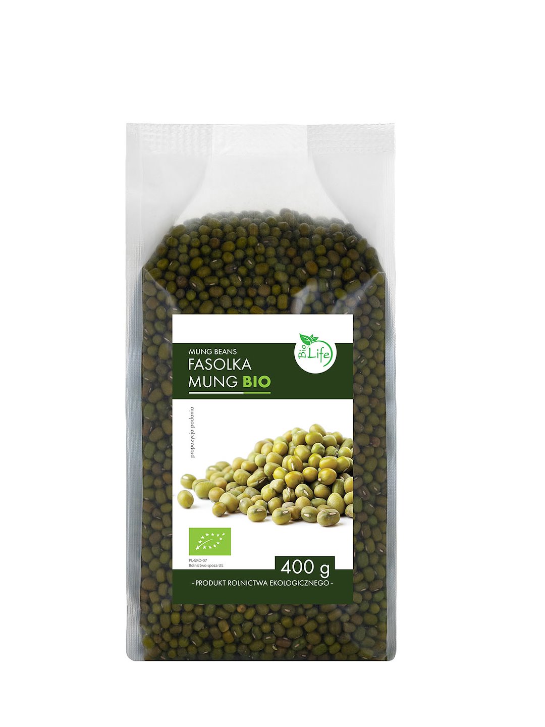 BIOLIFE Fasolka Mung 400g BIO
