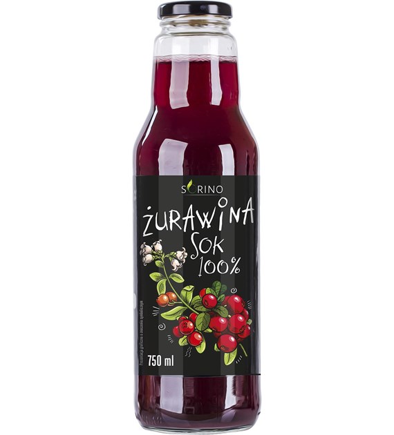 SORINO Sok z żurawiny 750ml