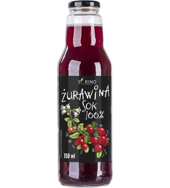 SORINO Sok z żurawiny 750ml