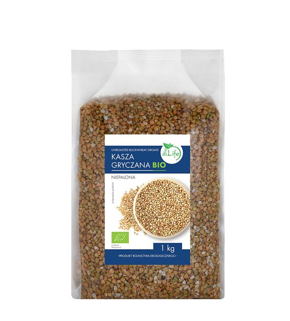BIOLIFE Kasza gryczana niepalona BIO 1kg