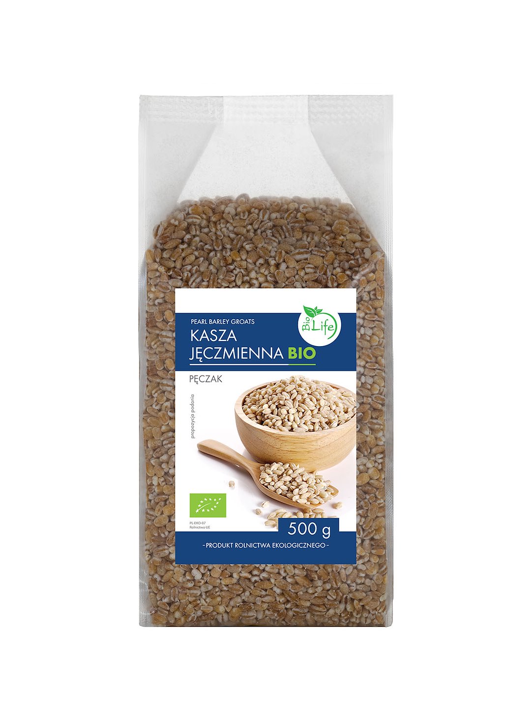 BIOLIFE Kasza jęczmienna pęczak BIO 500g