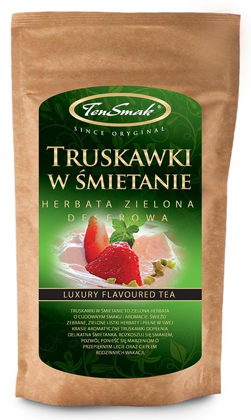 TENSMAK Herbatka Truskawki w Śmietanie 40g