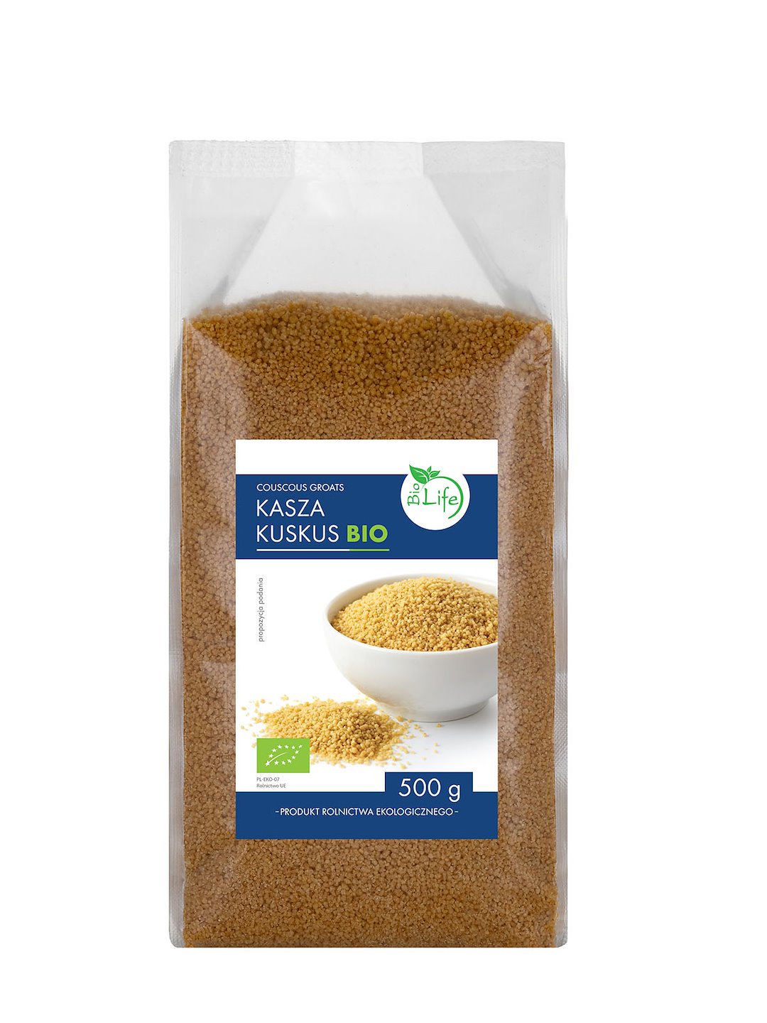BIOLIFE Kaszka Kuskus BIO 500g