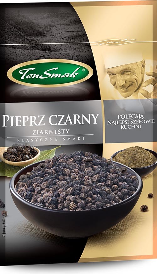 TENSMAK Pieprz czarny ziarnisty 20g