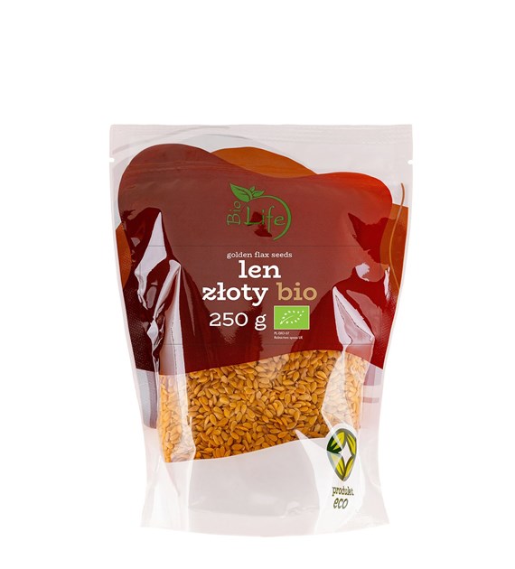 BIOLIFE Len złoty BIO 250g