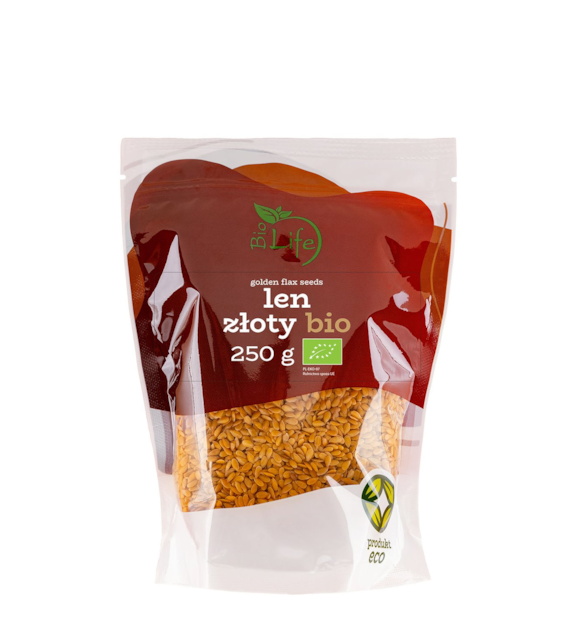 BIOLIFE Len złoty BIO 250g