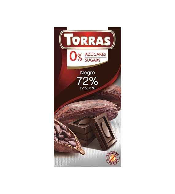 TORRAS Czekolada gorzka 72% kakao b/c 75g