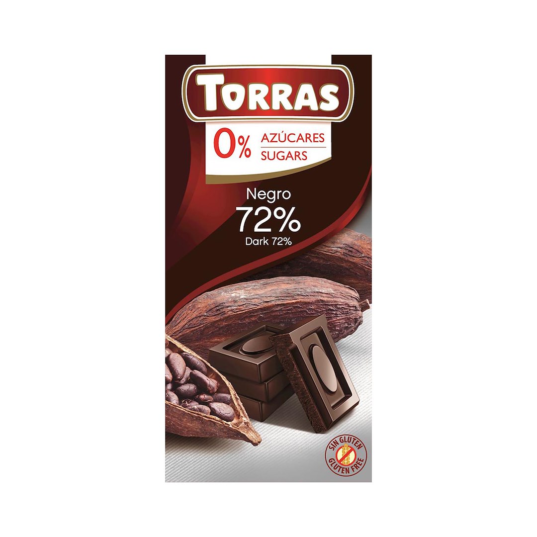 TORRAS Czekolada gorzka 72% kakao b/c 75g