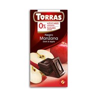 TORRAS Czekolada gorzka z jabłkiem b/c 75g