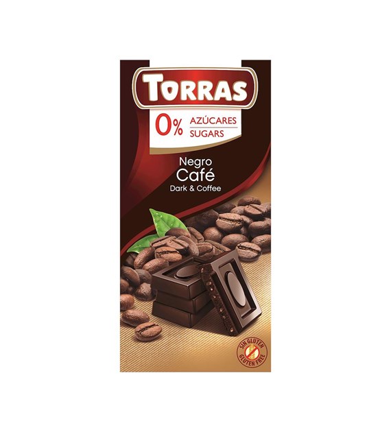TORRAS Czekolada gorzka z kawą b/c 75g