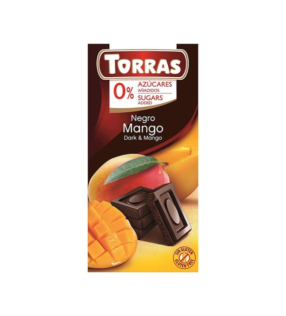 TORRAS Czekolada gorzka z mango b/c 75g
