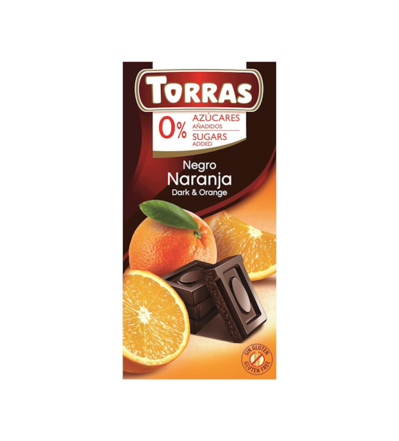 TORRAS Czekolada gorzka z pomarańczami b/c 75g