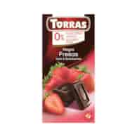 TORRAS Czekolada gorzka z truskawkami b/c 75g