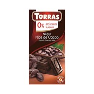 TORRAS Czekolada gorzka z ziarnami kakao b/c 75g