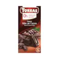 TORRAS Czekolada gorzka z ziarnami kakao b/c 75g