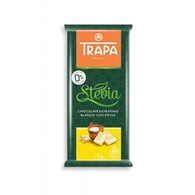 TRAPA Czekolada biała ze stewią b/c 75g