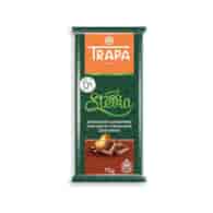 TRAPA Czekolada mleczna z orz. lask.ze stewią 75g