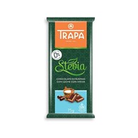 TRAPA Czekolada mleczna ze stewią b/c 75g