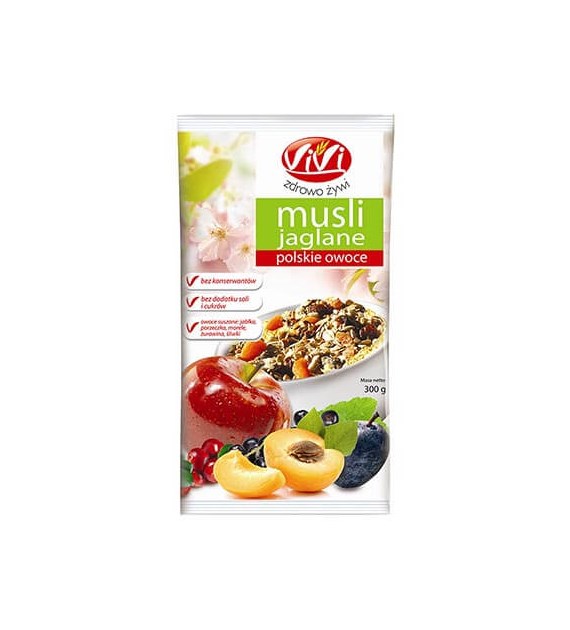VIVI Musli jaglane polskie owoce 300g