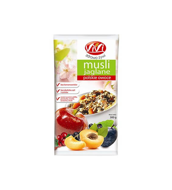VIVI Musli jaglane polskie owoce 300g