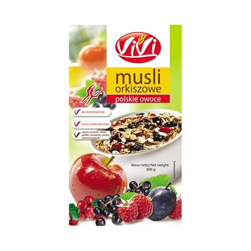 VIVI Musli orkiszowe polskie owoce 300g
