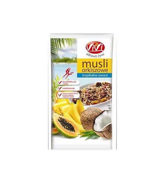 VIVI Musli orkiszowe tropikalne owoce 300g
