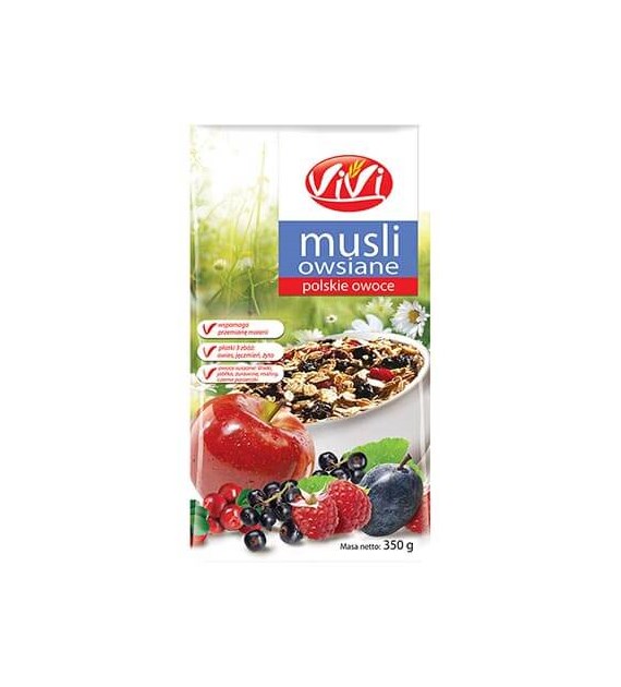 VIVI Musli owsiane polskie owoce 350g