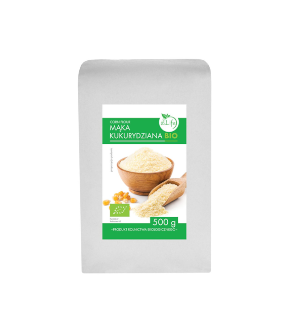 BIOLIFE Mąka kukurydziana 500g BIO