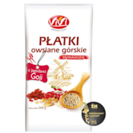 VIVI Płatki owsiane górskie z jagodami goji 300g