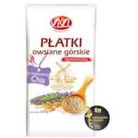 VIVI Płatki owsiane górskie z nasionami chia 300g