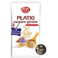 VIVI Płatki owsiane górskie z siem. ln. błys. 300g