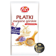 VIVI Płatki owsiane górskie z siem. ln. błys. 300g