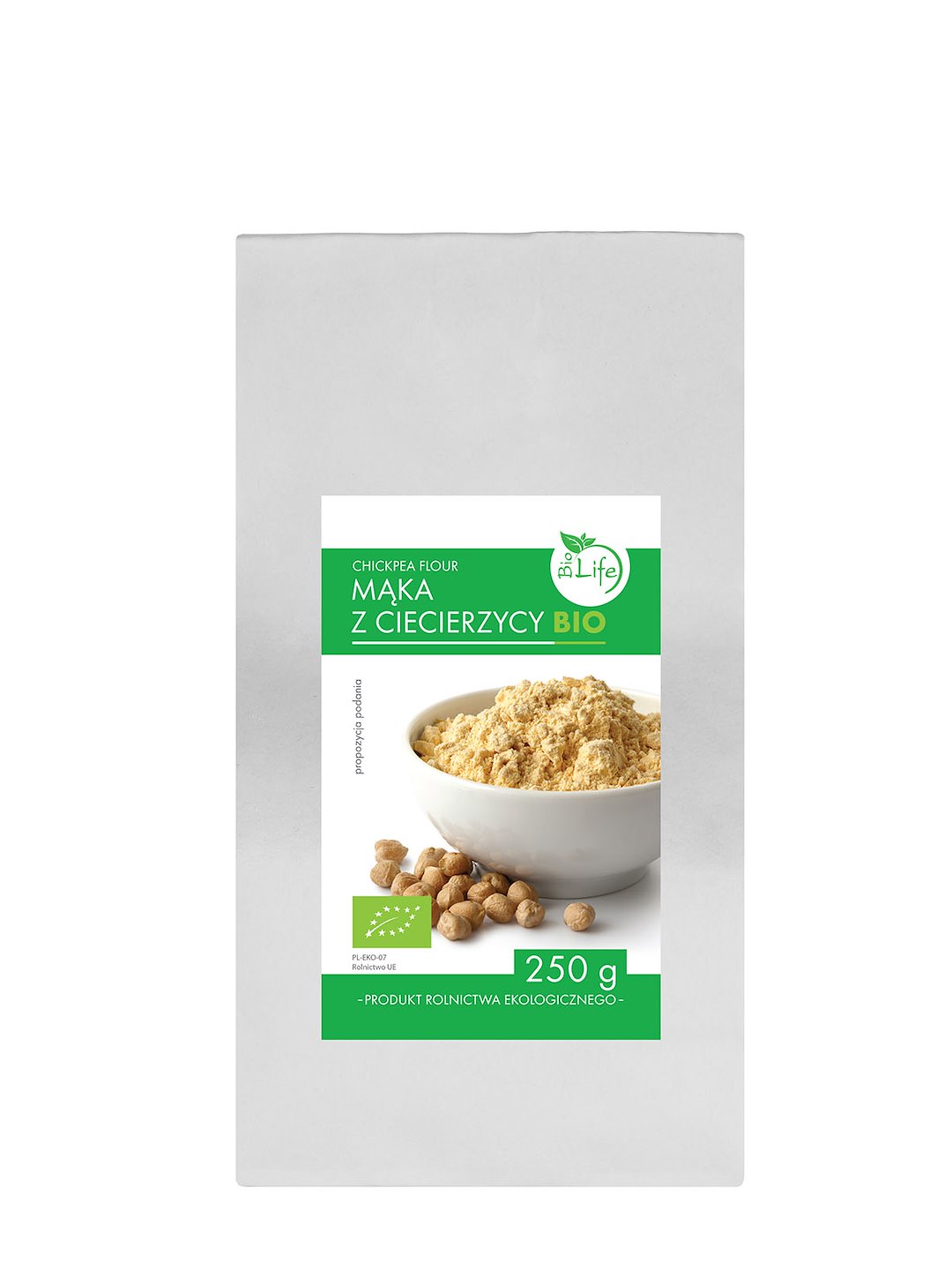 BIOLIFE Mąka z ciecierzycy 250g BIO