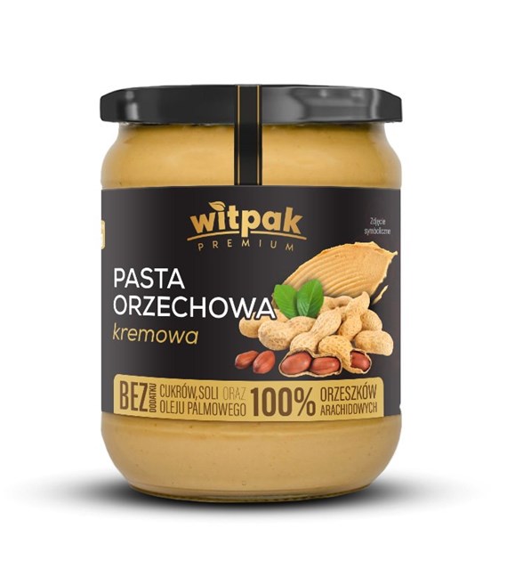 WITPAK Pasta orzechowa kremowa 470g