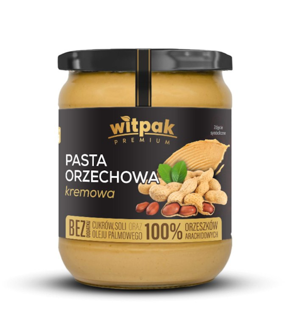 WITPAK Pasta orzechowa kremowa 470g