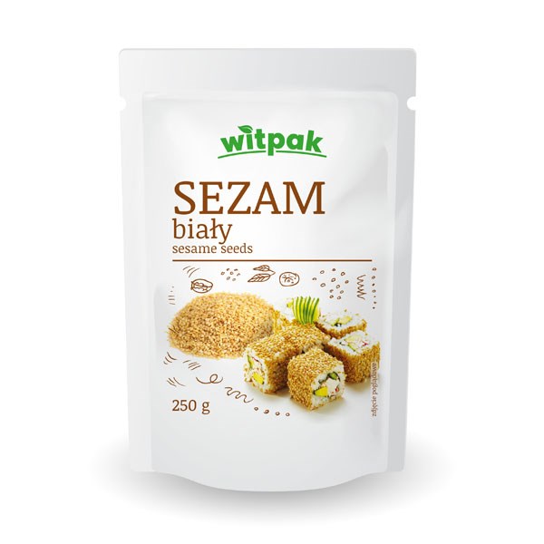 WITPAK Sezam biały łuskany 250g