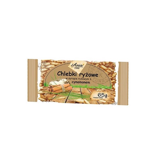ANIA Chlebki ryżowe cynamon. w syr. ryżowym 65g